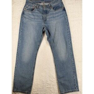Levi's 501 Women's Original Fit Jeans Rare Switch Stitch Lt Med Wash W31 L30